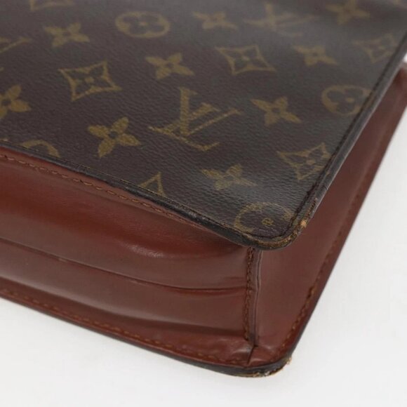 LOUIS VUITTON Monogram Pochette Homme Clutch Bag M51795 LV Auth 155907 - Picture 12 of 16
